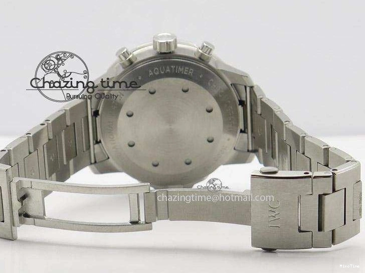 MIROTIME 0404 Versatile Aquatimer Chrono IW376803 V6F 1:1 Best Edition White Dial On SS Bracelet A 7359